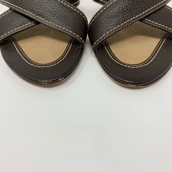Tommy Bahama Brown Mule Sandals - Picture 3 of 8